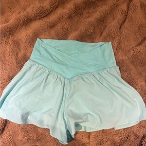aerie Light Blue flowy Shorts